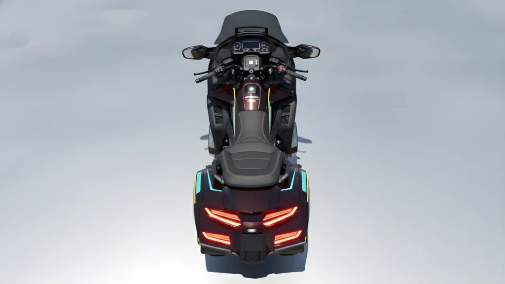 flagship touring motorcycle Honda